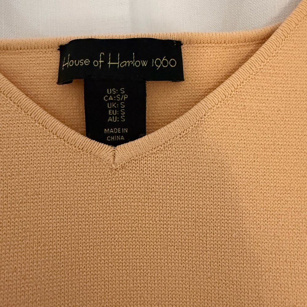 House of Harlow 1960 Mustard Tank Top - Picture 2 of 2